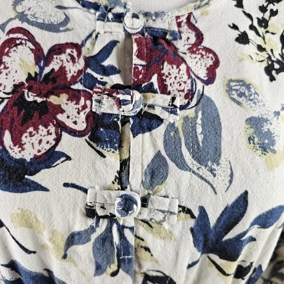 JNMY Floral Linen Maxi Dress in Large - Picture 8 of 8